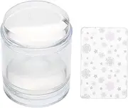 AUTSUPPL Nail Art Stamp Plate Nail Art Tools Kit Home Manicure Starter Precision Silicone Stamper