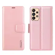 ZUSLAB Galaxy A33 5G Case, Hanman Leather Wallet Card Cover Case for Samsung (2022) - Rose Gold