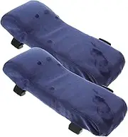 WEKAMOS 2Pcs Memory Armrest Cushions Comfortable Wear Resistant Arm Rests for Office and Gaming Chairs Ergonomic Design for Enhanced Arm Support and Relaxation
