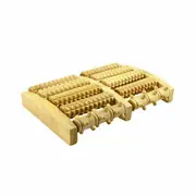Wooden Foot Massage Roller Plantar Fasciitis Relief Acupressure Tool
