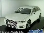 AUDI A6 AVANT ESTATE MODEL CAR GLACIER WHITE 1:43 SCALE RARE SPARK DEALER K8