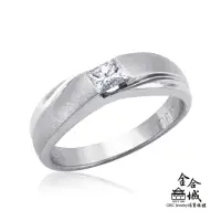 在飛比找momo購物網優惠-【金合城】鑽石戒指 方鑽0.21克拉 VS2(鑽石婚戒/鑽戒