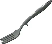 Homoyoyo Large Silicone Pasta Fork Salad Mixing Fork Reusable Cooking Fork Kitchen Pasta Fork Easy to Grip and Cle