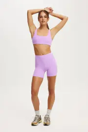 [Body] Body - Ultra Soft Rib Bike Short - Cyber grape 2XS CYBER GRAPE