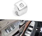 Xotic Tech Silver Car Window Control Power Push Button Cap Replacement,Window Glass Lift Master Switch Repair Cover,Compatible with Mercedes Benz C E S GLC Class W205 W213 W222 W253 X253 (Front Left)