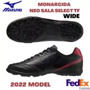 MIZUNO Futsal Shoes MONARCIDA NEO SALA SELECT TF WIDE Q1GB2222 00 BLACK 2022 NEW