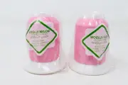 Sewing Thread Color Medium Pink 100% Nylon Woolly Lock 1300 M #5 Japan (2) NEW