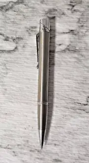 Vintage Butane Lighter Pen Silver