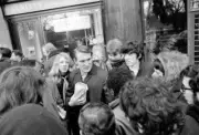 Gert Muller Of Springbok Wing Surrounded By Protestors 1970 OLD RUGBY PHOTO
