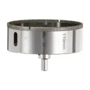 Diamond Hole Saw 4-11/32"(110mm) Eccentric Drill with Guiding Drill Bit