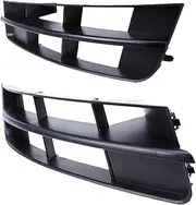 Car Front Lower Fog Light Lamp Grille Grill Compatible For Audi Q7 MK1 11-15 Facelift 4L0807681B 4L0807682B