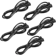 Sumaote 3.28ft 1m 4Pin Extension Cable Wire with Male and Female Connectors at Both Ends for RGB & RGB Multi-Color LED Deck Lights, Pack of 5
