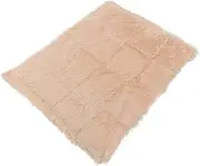 Toddmomy Long Plush Pet Bed Pad Warm Sleeping Mat for Cats Dogs Soft Comfortable Nest for Pets