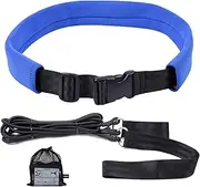 Wisdompro Swim Training Belts, Swim Bungee Cords Resistance Bands, Swim Tether Stationary Swimming, Swim Harness Static Swimming Belt - Blue