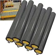 7 Pcs Conveyor Belt Roller, 1 1.5 2 2.4 in Diam PVC Transportation Rollers for Logistics & Dock, 36" 32" 24" 16" 14" Long Unpowered Industrial Conveyor Rollers(D-60MM/2.4IN,L-500MM/19.7in)