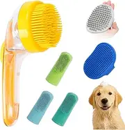 Dog Bath Brush | Dog Bath Scrubber for Short Hair | Massage Puppy Cleaning Supplies for Home Indoor Outdoor Spa Camping