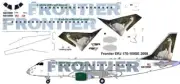 Frontier Swan Embraer ERJ 170 1/144 pointerdog7 decals for Hasegawa kit