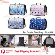 Pet Carrier Tote Bag Cat Dog Foldable Portable Breathable Mesh EVA Nylon Strong