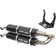 Trinity Racing Stage 5 Dual Slip-Ons-Black Muffler for 2020-2021 Can-Am