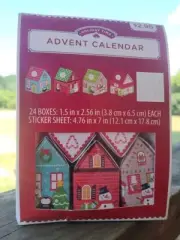 DIY Advent Calendar 24 Individual Little Houses To Fill And Number