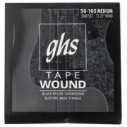 GHS Black Nylon Tapewound Electric Bass Strings 50-105