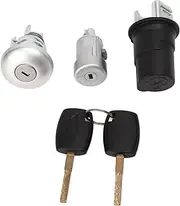 Car Lock Cylinder Key Set Automotive Replacement for fo rd Transit MK8 2014 Onwards Door Bonnet Ignition Lock Cylinder Set with Enhanced Security Features