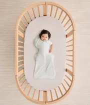 [Swaddle Up™ Transition Bag] Olive Stripe •Cotton