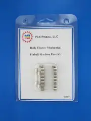 1975 Bally Bow and Arrow Pinball Machine EM Fuse Kit - 10 Fuses
