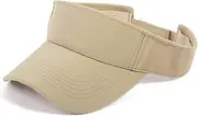 [Cysocool] Kids Sun Visor Hat 4-12 Years Girls Boys Golf Visor Anti UV Tennis Sun Hat Summer Beach Cool Hat Wide Brim Sun Protection Hat Adjustable Peaked Snapback Cap Sports Running Sun Visor Cap