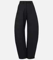 [Alaia] Alaïa Wool wide-leg pants AU 12 black