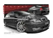 HSV Grange WL GRANGE PHANTOM A3 FRAMED PRINT (V302)