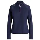 Ralph Lauren Womens Jersey Quarter Zip Pullover, Medium