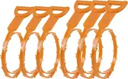 6 Pack Snake Drain Tool Hair Drain Clog Remover Drain Cleaning Tool (3 Piece 19.