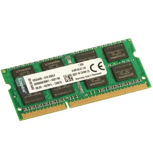 【全新現貨】金士頓Kingston DDR3 DDR3L 4GB 8GB 1333Mhz/1600MHz 筆記型記憶體