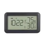 Hygrometer Indoor with Alarm Clock, LCD Digital , for Room, Living Room,7078