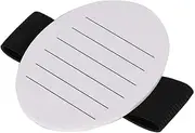 Lash Tray Strip Palette, Acrylic Hand- Held Tray False Eyelashes, with Fixed Strap on the Back Designed for Eyelash Curlers for Face Makeup Tools