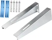 2Pcs Wall Mounted Brackets for Electric Water Heater Durable and Easy to Install Space Saving Design Polished Surface for Safety for Home and Office Use