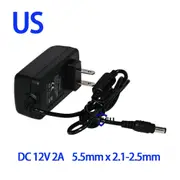 AC 100-240V to DC 12V 2A Switch Switching Power Supply Converter Adapter EU UK US AU 5.5mm*2.5mm Plug