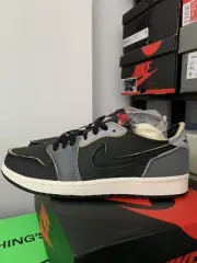 Nike Jordan 1 Retro Low OG EX Black Smoke Grey US 7.5 9 9.5 10 DV0982-006 New