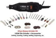 Mini Grinder Rotary Power Tool Kit for Sanding, Cutting, Engraving, Drilling,etc