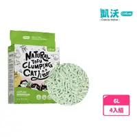 在飛比找momo購物網優惠-【Cature 凱沃】天然豆腐凝結貓砂6L-4入組