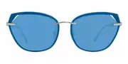 Escada SESB11 0579 Women’s Sunglasses Silver Size 60