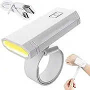 LED Wrist Light - Rechargeable Portable Wrist Watch | LED Wrist Light for Night | Portable Rechargeable Wrist Flashlight | 3 Color Dimmable Light Up Wrist Bands for Outdoor Running Walking