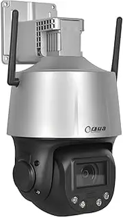 DaⲎua SD3C405DB-GNY-AW-PV 4MP 5X Smart Dual Light WizSense Wi-Fi PTZ Security Camera, 50m(164.04 ft) IR & 30m(98.43 ft) Warm Light, Two-Way Audio, IP66 Weatherproof, Micro SD Slot(512 GB)