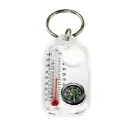 Guiding Compass Thermometers Keyring Multi-Tool For Hiking