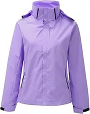 [Generic] Women's Hardshell Jacket Spring Hooded Detachable Two Outdoor Water Proof Mountaineering Trench Coat Heated Sweater Vest