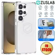 For Galaxy S25 Edge S24 S23 Ultra FE S22 S21 S20 Plus S10 Case Clear Heavy Duty