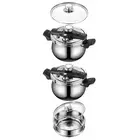 Pressure Cooker Pot Stew Soup Pan Room Single Hand Operation Pressure Canner