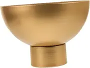 MINAOLULUS Stylish Gold Iron Orchid Pot Elegant High Foot Design for Home Decor for Living Table Centerpieces Festive Floral Arrangements and Easy to Clean