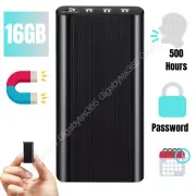 16GB Mini Voice Recorder Spy Digital Sound Audio Dictaphone Activated MP3 Player